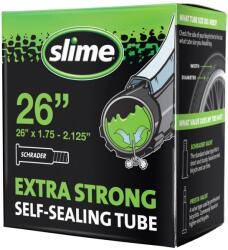 Slime - camera bicicleta 26" cu solutie antipana - 26x1.75/2.125 - valva auto schrader (30059)
