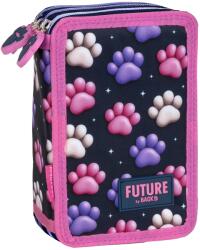 BackUP Penar cu accesorii BackUp Future - Paws, 3 fermoare (712562) Penar