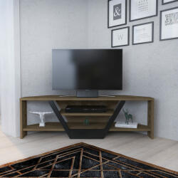 Hanah Home TV állvány Oud Oak Black Sares - Oud Oak, Fekete