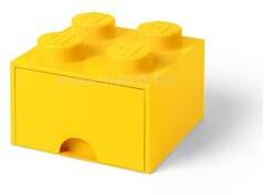 NHG LEGO Fiókos tárolódoboz 2x2, sárga (NHG_40051732) (NHG_40051732)