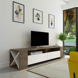 Hanah Home TV állvány dió, fehér Sosruko - dió, fehér (875ZNA3032)