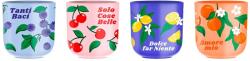 Bialetti Fruit 4db-os csésze szett (PFRUIT010)