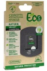 Pharmadoct Plasturi XXL Pharmadoct Natural Velvet Charcoal Bambu, 7.5 x 10 cm, 4 Bucati