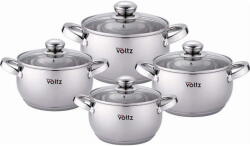 Voltz Комплект иноксови съдове за готвене от 8 части Oliver Voltz модел OV51210G8B (5v51210g8b)