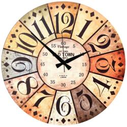 Wallity Decorative MDF Clock Multicolor Huhuas00030