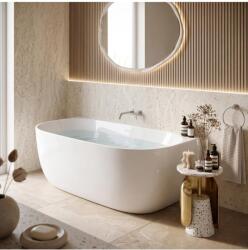 Rea Cada freestanding cu ventil alb Rea Eris 150 cm (REA-W4404)