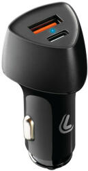 LAMPA , Szivargyújtó, 2xUSB, 12/24V, 36W, USB/USB-C