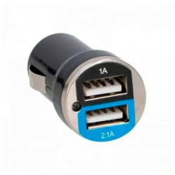 ALL Ride , Szivargyújtós töltő, 2xUSB, 2, 1A/1A 12V