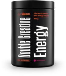GymBeam Creatină Double Energy 350 g fructe de pădure