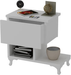  Hanah Home Nightstand White Cast - White