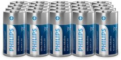 Philips Ultra Alkaline C Elem LR14 - Zseblámpa és Játék Kompatibilis, 20 db-os Csomag (LR14)