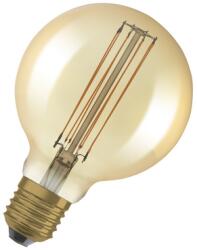 OSRAM Bec LED Ledvance (Osram) Vintage 1906 Globe 95 60 Filament DIM 8, 8 W 822 Gold E27, 806 lm, 2200 K, 320°, auriu, dimabil (4058075761773)