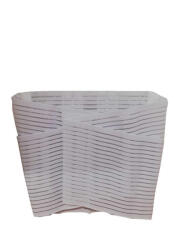 SALUS Ágyék-keresztcsont ortézis 24 cm széles bordásgumiból 5-ös méret (105 cm) fehér - plazapatika