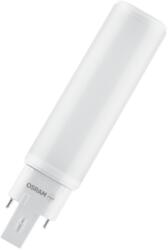 OSRAM Lampă LED compactă Ledvance (Osram) DULUX LED D/E18 HF & AC MAINS 7 W 830 G24Q-2, 700 lm, 3000 K, 120° (4058075559127)