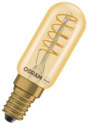 OSRAM Bec LED Ledvance (Osram) Vintage 1906 T26 25 Spiral Filament DIM 2, 8 W 822 Gold E14, 250 lm, 2200 K, 320°, auriu, dimabil (4058075849662)
