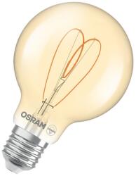 OSRAM Bec LED Ledvance (Osram) Vintage 1906 Globe 80 40 Heart Filament DIM 4, 9 W 922 Gold E27, 470 lm, 2200 K, 300°, auriu, dimabil (4058075836860)