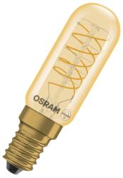 OSRAM Bec LED Ledvance (Osram) Vintage 1906 T26 36 Spiral Filament DIM 4, 8 W 822 Gold E14, 420 lm, 2200 K, 320°, auriu, dimabil (4058075849686)