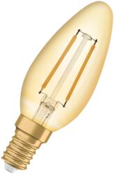 OSRAM Bec LED Ledvance (Osram) Vintage 1906 Classic B 12 Filament 1, 5 W 824 Gold E14, 120 lm, 2400 K, 300°, auriu (4099854091599)