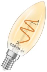 OSRAM Bec LED Ledvance (Osram) Vintage 1906 Classic B 28 Spiral Filament DIM 3, 5 W 922 Gold E14, 300 lm, 2200 K, 300°, auriu, dimabil (4058075836723)