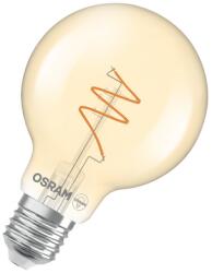 OSRAM Bec LED Ledvance (Osram) Vintage 1906 Globe 80 40 Spiral Filament DIM 4, 9 W 922 Gold E27, 470 lm, 2200 K, 300°, auriu, dimabil (4058075836822)