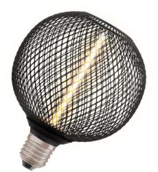 OSRAM Corp de iluminat LED decorativ Ledvance (Osram) 1906 DECOR LED STRAW FILAMENT GLOBE 125 12 BLACK DIM 3, 5 W 818 E27, 110 lm, 1800 K, IP20, 320°, negru, dimabil (4058075840249)
