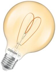 OSRAM Bec LED Ledvance (Osram) Vintage 1906 Globe 95 40 Heart Filament DIM 4, 9 W 922 Gold E27, 470 lm, 2200 K, 300°, auriu, dimabil (4058075836921)