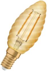 OSRAM Bec LED Ledvance (Osram) Vintage 1906 Classic BW 12 Filament 1, 5 W 824 Gold E14, 120 lm, 2400 K, 300°, auriu (4099854091513)