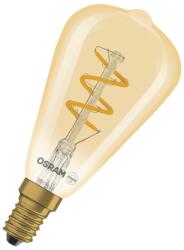 OSRAM Bec LED Ledvance (Osram) Vintage 1906 Edison Spiral Filament DIM 2, 8 W 822 Gold E14, 250 lm, 2200 K, 320°, auriu, dimabil (4058075849600)
