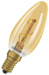 OSRAM Bec LED Ledvance (Osram) Vintage 1906 Classic B Spiral Filament 1, 8 W 822 Gold E14, 30 lm, 2200 K, 320°, auriu (4099854551888)