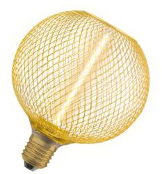 OSRAM Corp de iluminat LED decorativ Ledvance (Osram) 1906 DECOR LED STRAW FILAMENT GLOBE 125 16 GOLD DIM 3, 5 W 818 E27, 150 lm, 1800 K, IP20, 320°, auriu, dimabil (4058075840164)
