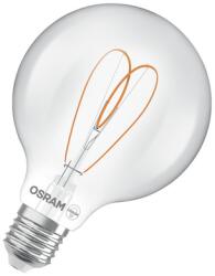 OSRAM Bec LED Ledvance (Osram) Vintage 1906 Globe 95 60 Heart Filament DIM 7, 2 W 927 Clear E27, 806 lm, 2700 K, 300°, transparent, dimabil (4058075836907)