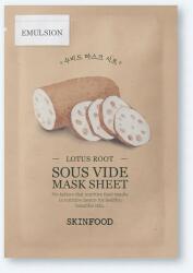 Skinfood Mască din țesătură hrănitoare Lotus Root Sous Vide Mask Sheet - 20 g / 1 buc Masca de fata