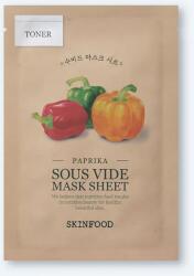 Skinfood Mască hidratantă din țesătură pe bază de paprika Paprika Sous Vide Mask Sheet - 18 g / 1 buc Masca de fata