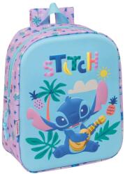 Safta Gyerek Hátizsák Stitch Kicsi Óvodába Disney 3D Kék 27CM (8412688634040)