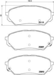 BREMBO fékbetét készlet, tárcsafék P30 071