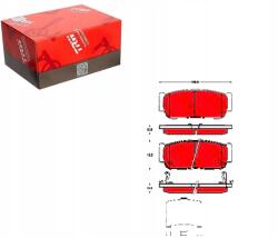 TRW Fékbetét kpl - allegro - 9 505 Ft