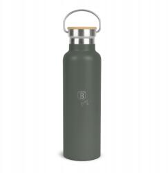 Berlinger Haus Termosz palack duplafalú rozsdamentes acélból 0, 6 l Matte Green kollekció (BH-7219)