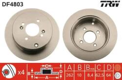 TRW Féktárcsa tömör Ø262mm DF4803