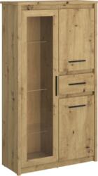 Mebel Bos Ayson WN2D1W1S artisan tölgy vitrin