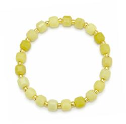  Bratara Opal Fistic Cub Fatetat 7x7 mm Diametru 63 mm 1 Buc