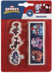 CCG Pókember Spidey Friends forma radír szett 4 db-os (CCG170002B)