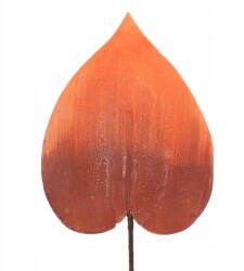  Nagy narancssárga habszivacs levél műlevél csokor váza 77 cm (KWZ1238/ORANGE)