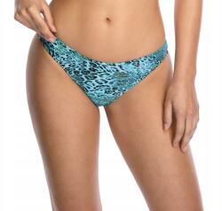 Nessa Firenze 3XL fürdőbugyi bikini ruha türkiz leopárdmintás Nessa (strój kostium kąpielowy niebieski błyszczący)