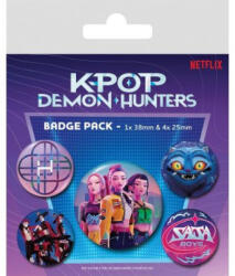  K-pop Démonvadászok HunterX kitűző 5 db-os PBK075187 (PBK075187)