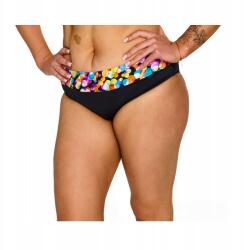 Lupo Fürdőnadrág L-40 fekete színes derékpántos Elisa Lupo (ELISA FIGI1)