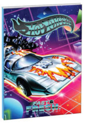 GIM Hot Wheels Flame Runner B/5 vonalas füzet 40 lapos GIM34929400 (GIM34929400)