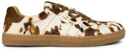 Koel Helena Suede Print Beige Szőrös Bőr Sneaker