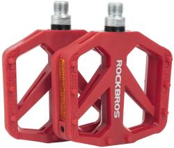 Rockbros BP2602 platform kerékpáros pedál, nylon, ipari csapágy, 9/16, MTB, piros Rockbros Egyéb járművek Kerékpározás Kerékpár-alkatrészek Kerékpár-pedálok