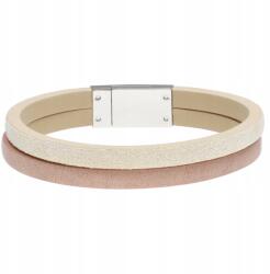 Matyas Hill Női bőr karkötő Haven Pink 17, 5 cm (MH-10027-175)