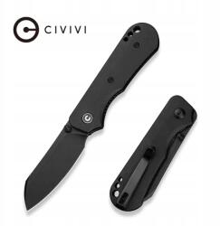 Civivi Knife Összecsukható kés Civivi Crabby Black Canvas Micarta, Black Stonewashed 14C28N b (C24055-3)